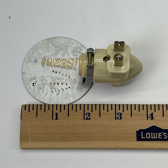 Vintage? Plug In Wall Night Light Lighthouse 4” Ship Mast Flags Bermuda Island - Picture 8 of 9